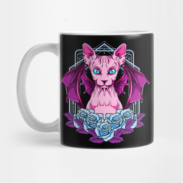 Sphynx Goth Cat Mysterious & Sophisticated by creative