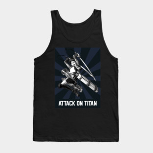 attack on titan anime Tank Top