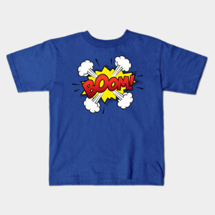Boom Comic Book Text Kids T-Shirt
