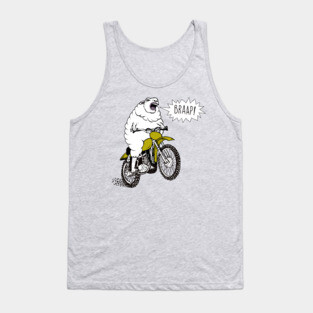 Braap Motorcycle Biker Lamb Tasty MotorManiac Tank Top