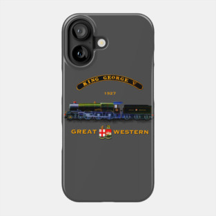 The Great Western Railway King George V steam Train MotorManiac Phone Case