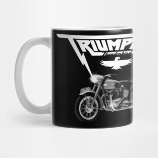 Vintage Triumph Thunderbird Motorcycle MotorManiac Mug