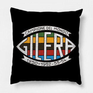 Legendary Vintage Italian Motorcycle World Champions MotorManiac Pillow