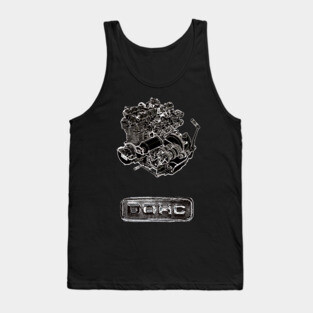 The Legendary 900 cc Z1 DOHC Motorcycle Motorbike Engine by MotorManiac Tank Top