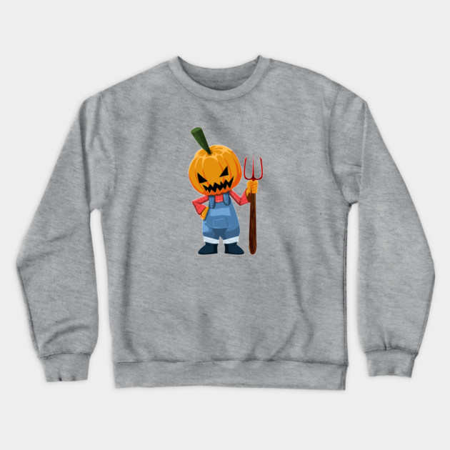 PUMPKIN FARMER Crewneck Sweatshirt by droidmonkey