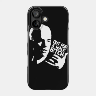 Out for a walk spike Phone Case
