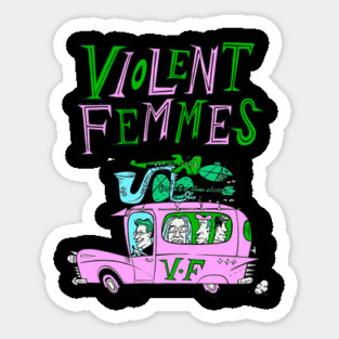 Violet femmes Sticker