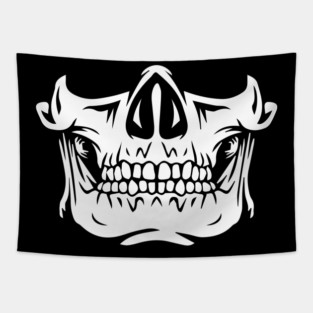Skull Face Mask, Skeleton Face Mask, Washable Face Mask, Reusable Face Mask,Face Mask Halloween Skeleton Skull Black Mask Tapestry
