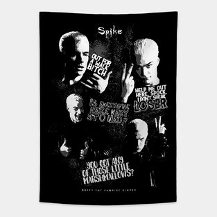 Buffy the Vampire Slayer Spike poster Tapestry