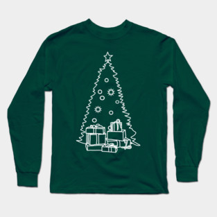 Classic Christmas Tree Gifts Long Sleeve T-Shirt