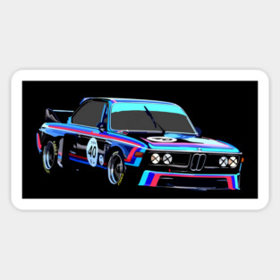 1975 Black 3.0 CSL Sticker