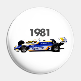 1981 Bobby Unser Pin