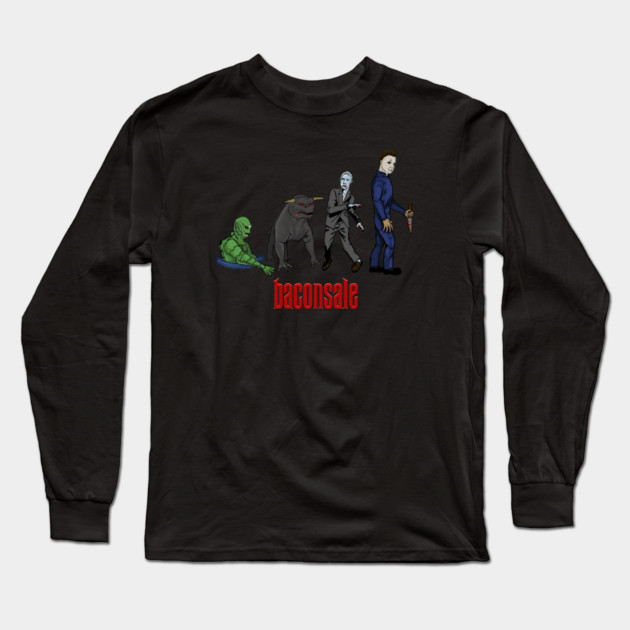 Horror Movie Training Long Sleeve T-Shirt by baconsale