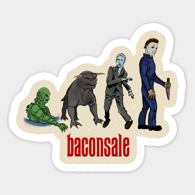 Horror Movie Training Sticker by baconsale