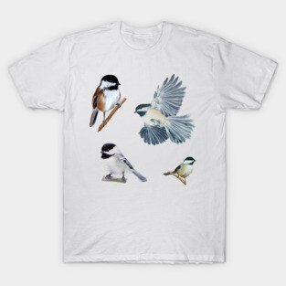 Painted Chickadee Set T-Shirt