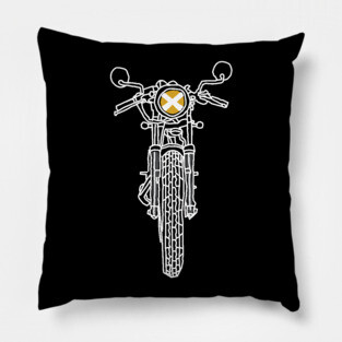 Biker (Dark Color) Pillow