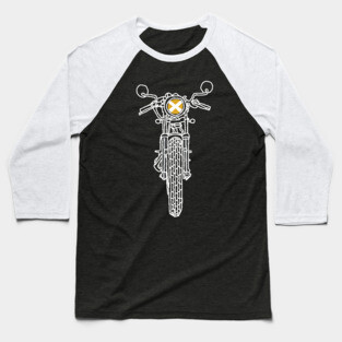 Biker (Dark Color) Baseball T-Shirt