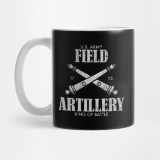 US Army Field Artillery (distressed) Mug