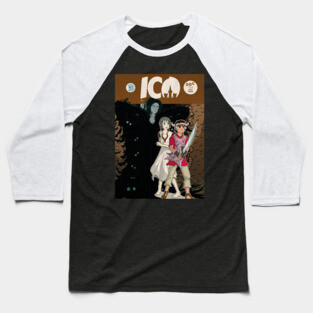Ico Retro Art Baseball T-Shirt