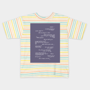 Positive Quotes Kids T-Shirt