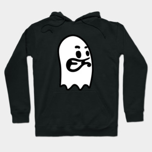 nervous ghost Hoodie