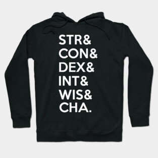 Tabletop RPG Attributes Hoodie