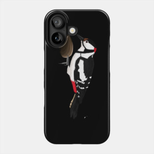 Woodpecker Bird Watching Birding Ornithologist Gift Phone Case