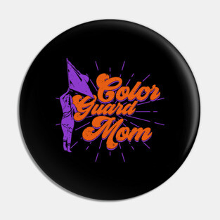 Flag Spinning Color Guard Mom Pin