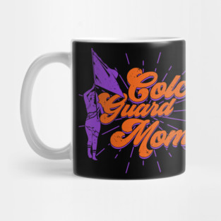 Flag Spinning Color Guard Mom Mug
