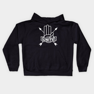 Unite the Districts - White Kids Hoodie