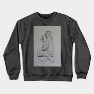 Namee the Gnomish Druid from Intelligence Check Crewneck Sweatshirt