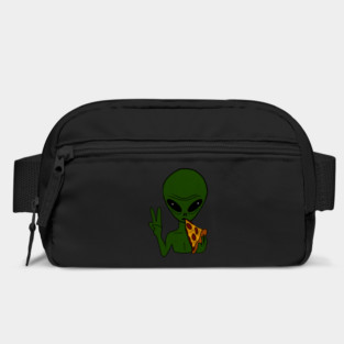 Funny Alien Eating Pizza Halloween Gift Bag