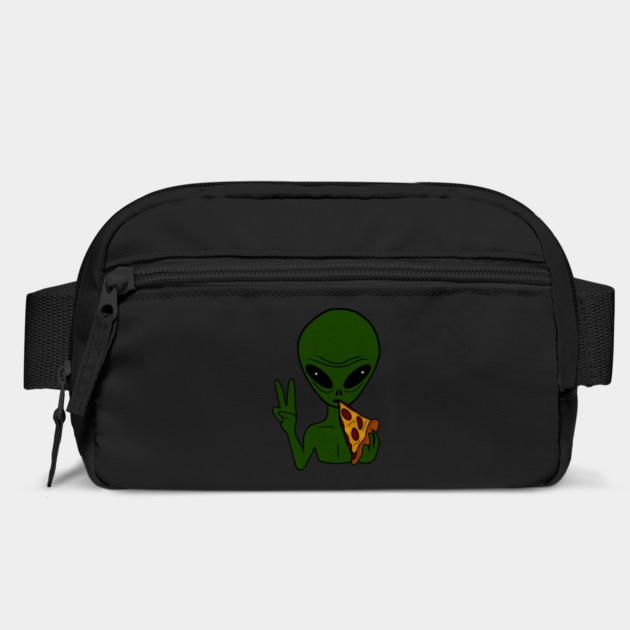 Funny Alien Eating Pizza Halloween Gift by logiamerch