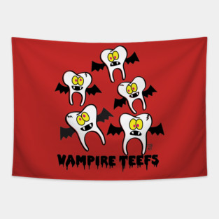 VAMPIRE TEEFS Tapestry