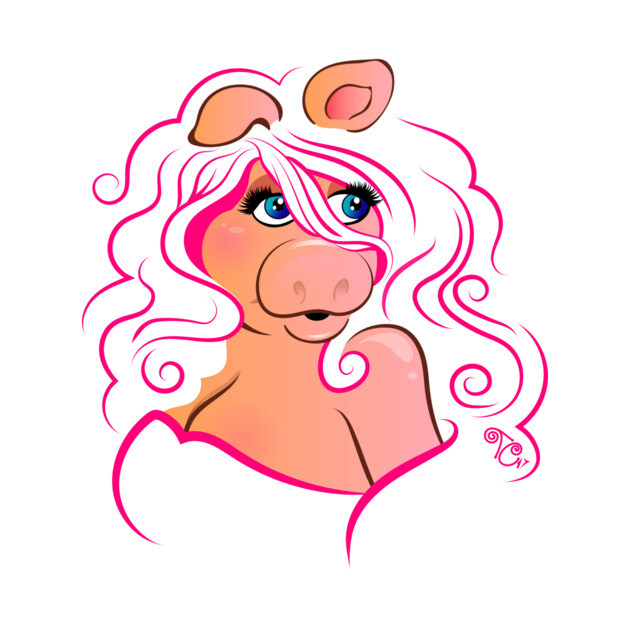 Electric Diva- Hot pink by Toni Tees