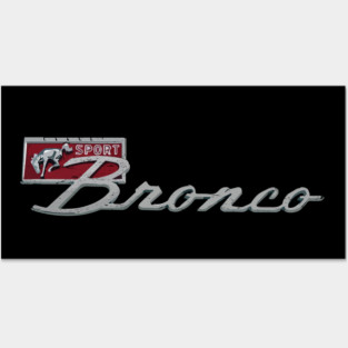 Bronco Sport Emblem Posters and Art