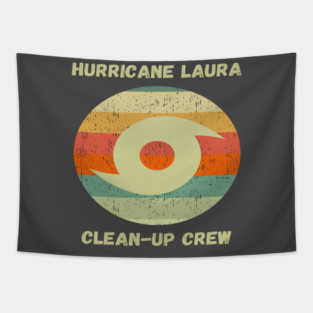 Hurricane Laura Clean-Up Crew Tapestry