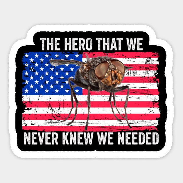 Hero We Never Knew We Needed Pence Fly Magnet by belownormal