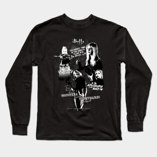 Buffy the vampire slayer quotes poster Long Sleeve T-Shirt