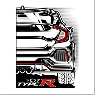 Civic Type R FK8 Posters and Art