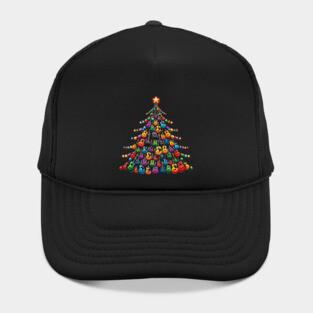 Guitar Christmas Tree Hat