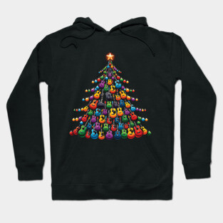 Guitar Christmas Tree Hoodie