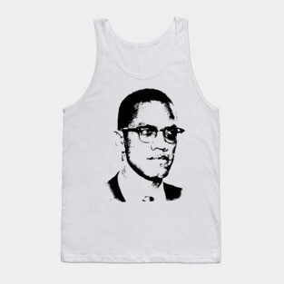 Malcolm X Portrait Tank Top