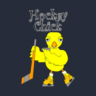 Hockey Chick Text T-Shirt