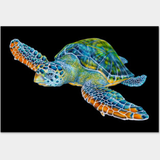 Sea Turtle Posters and Art