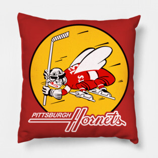 Defunct Pittsburgh Hornets Hockey 1955 Pillow