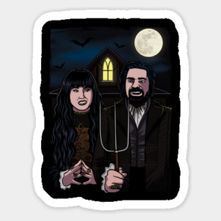 Shadows Gothic Sticker