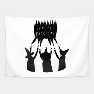 HEX ALL FASCISTS Tapestry
