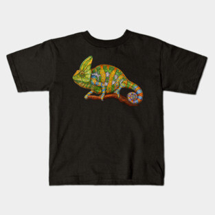 Veiled Chameleon Kids T-Shirt