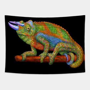 Jackon's Chameleon Tapestry